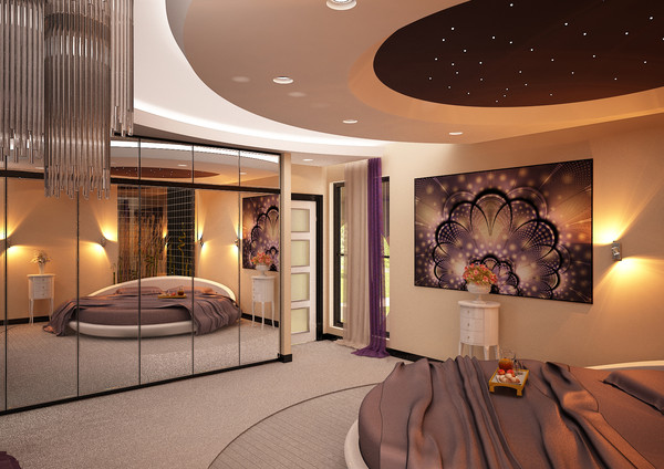 3d max modern bedroom design bed - Modern Bedroom... by solarseas